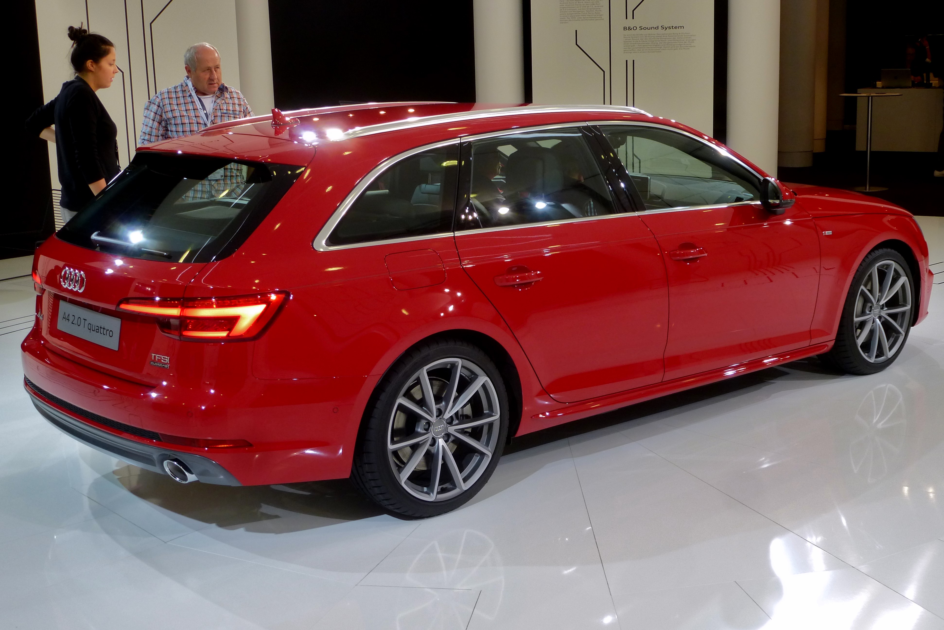 File:Audi A4 B9 Avant 2.0 TFSI quattro Heck.JPG ...