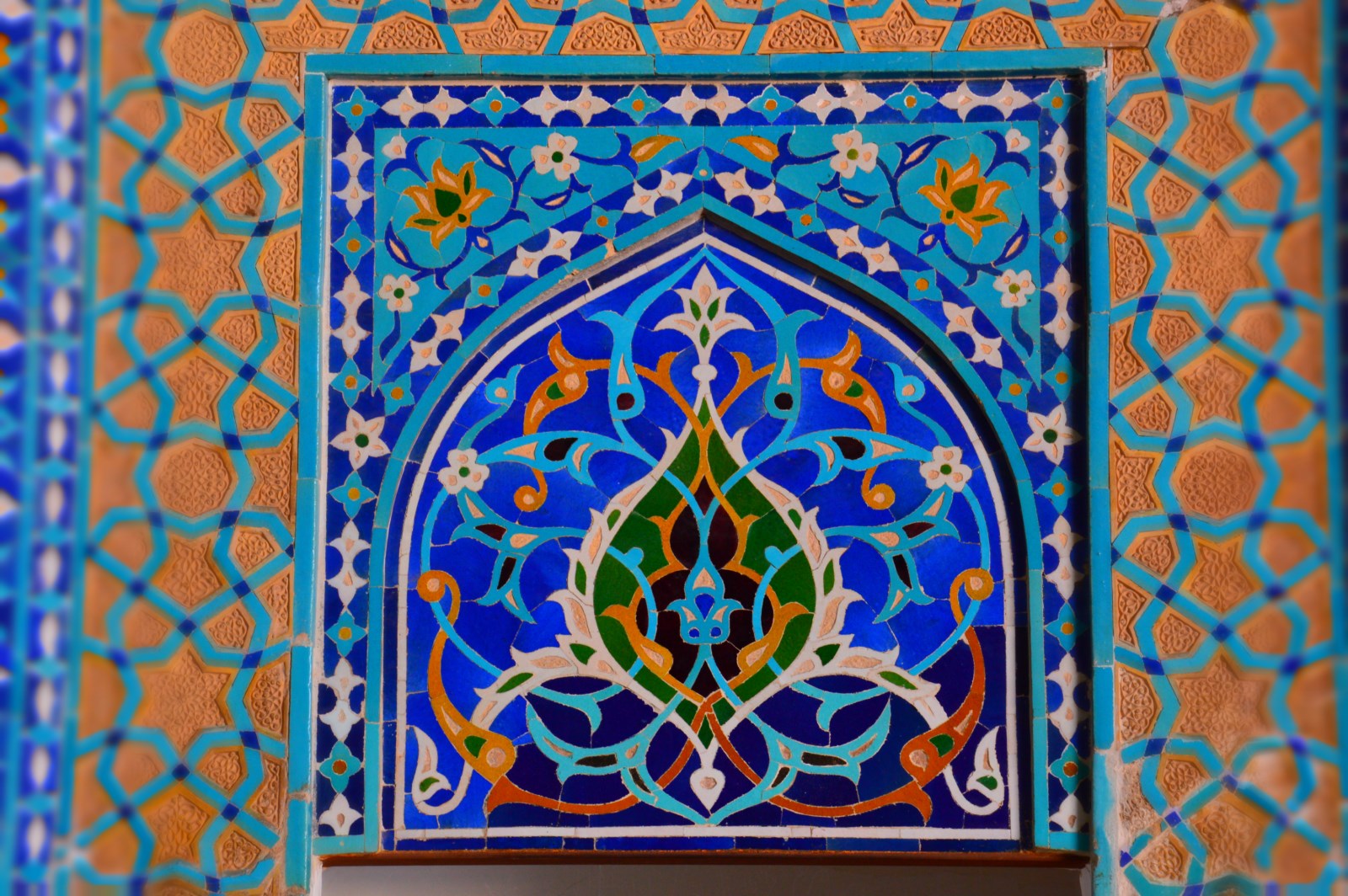 Мозаика панно исламский узор