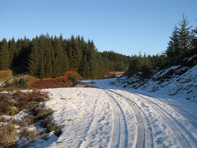 Forest road, Strath nan Lb - geograph.org.uk - 1074980