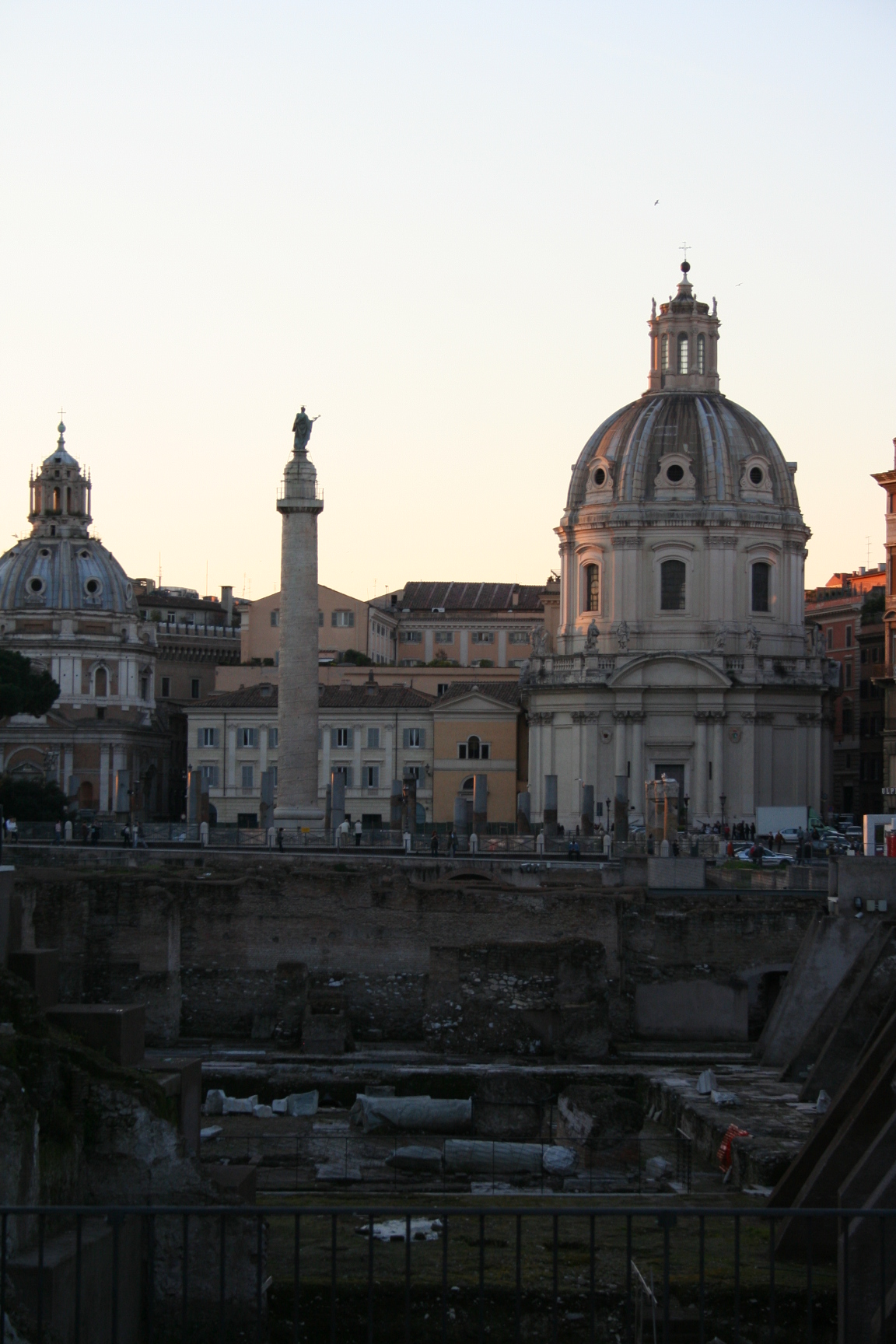 La Basilica Ulpia e la Colonna di Traiano