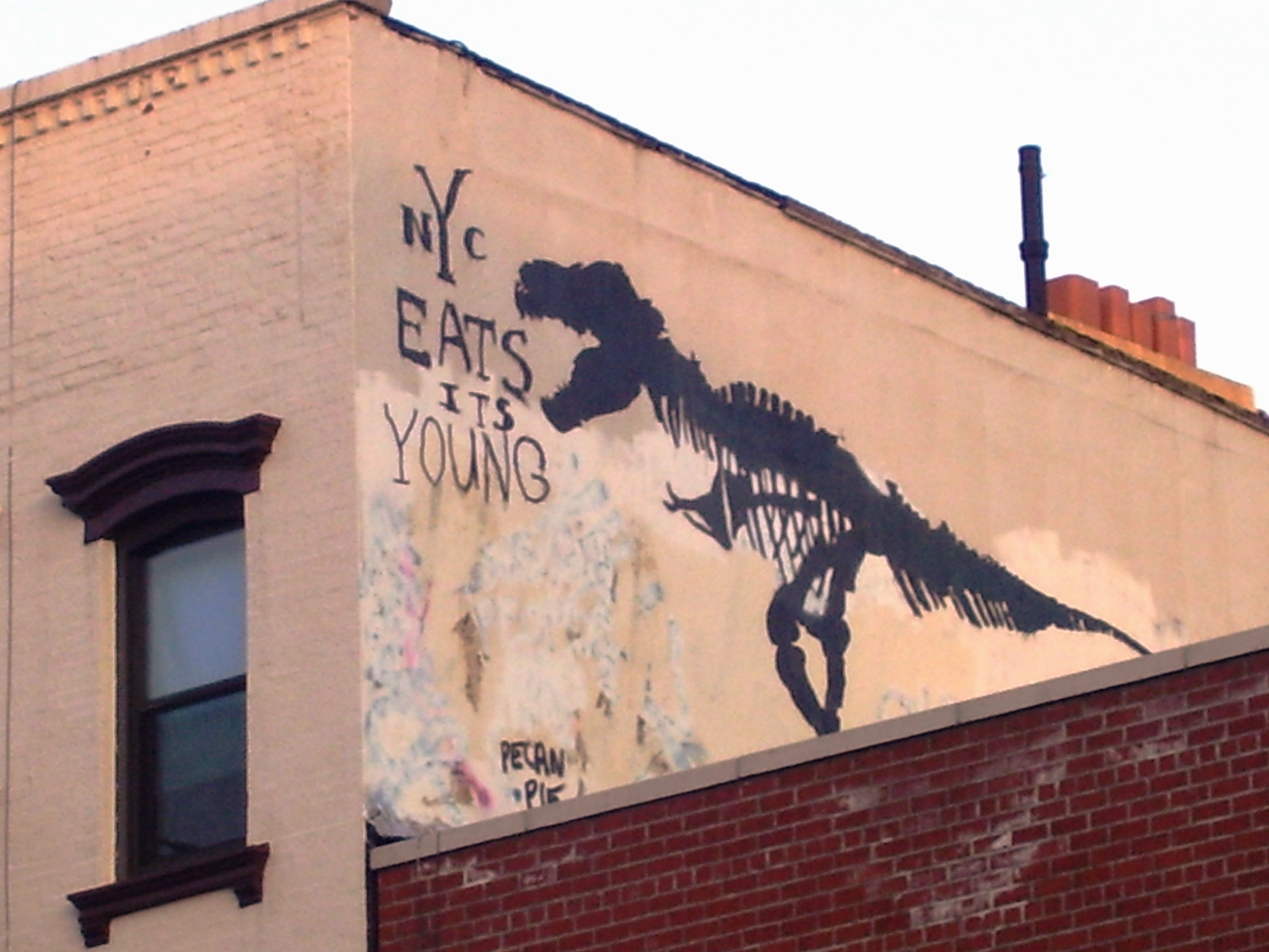 Граффити динозавр Екатеринбург