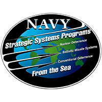 Logo used by the US Navy Strategic Systems Programs, which carries out shakedown operations Navy Strategic Systems Programs logo.jpg