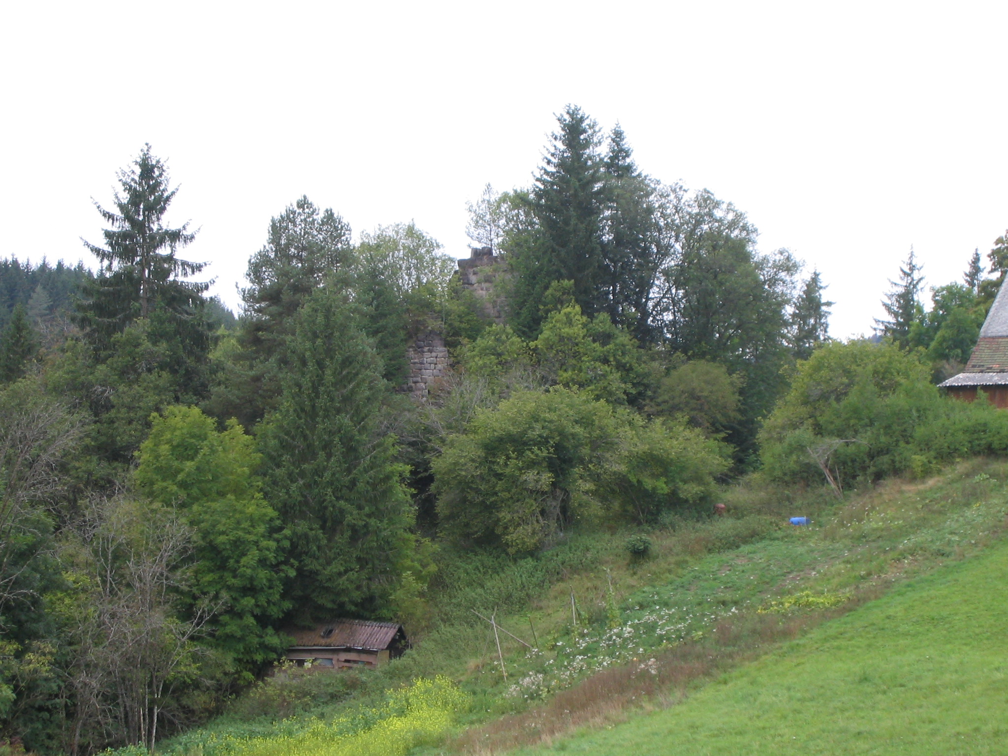 Ruine der Burg Zindelstein