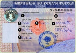 Visa Application – Embassy of the Republic of South Sudan