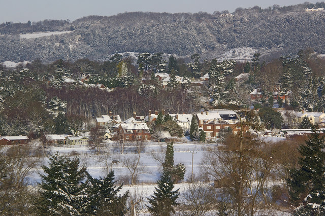 File:Towards Flanchford Road - geograph.org.uk - 1657289.jpg