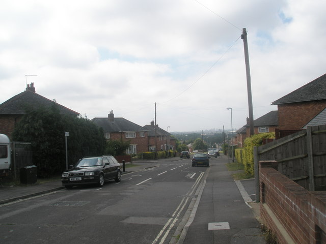 File:Approaching the junction of Deal Road and Maidstone Crescent - geograph.org.uk - 1373431.jpg