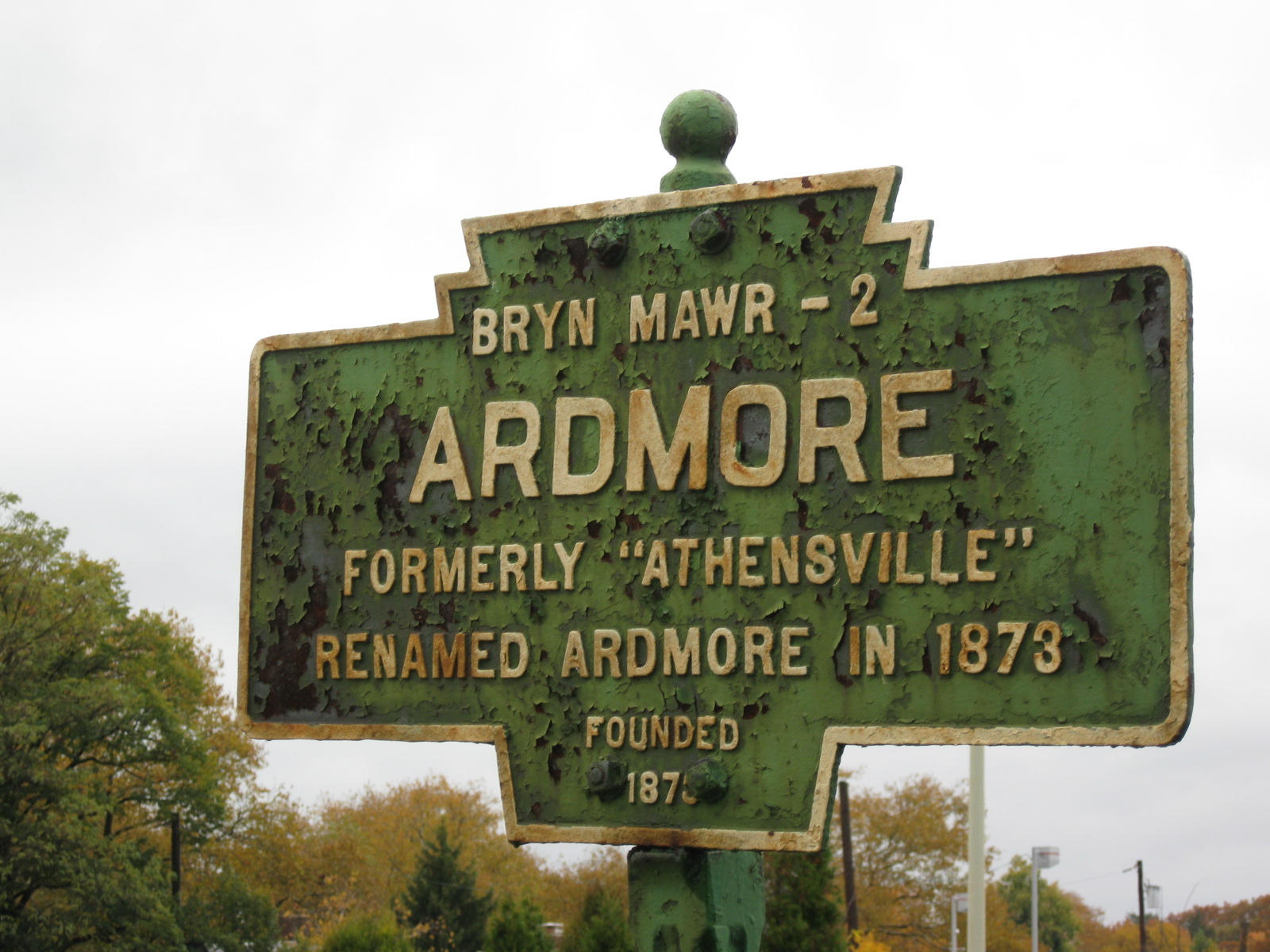 File Ardmore Pa Keystone Marker 2 Jpg Wikimedia Commons