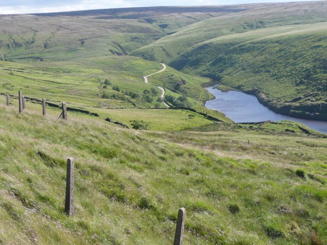 Blakeley Reservoir and the Wessenden Valley track, Marsden - geograph.org.uk - 862740