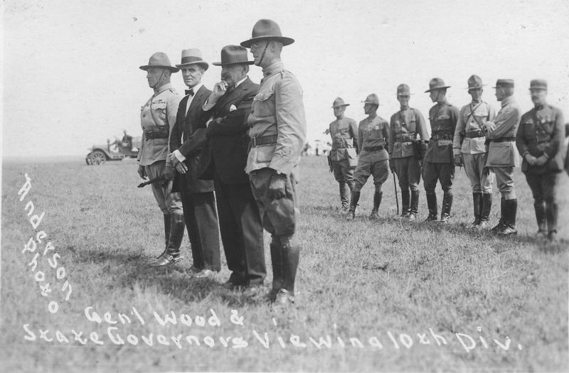 File:General Wood and State Governors viewing 10th Division (13877460055).jpg