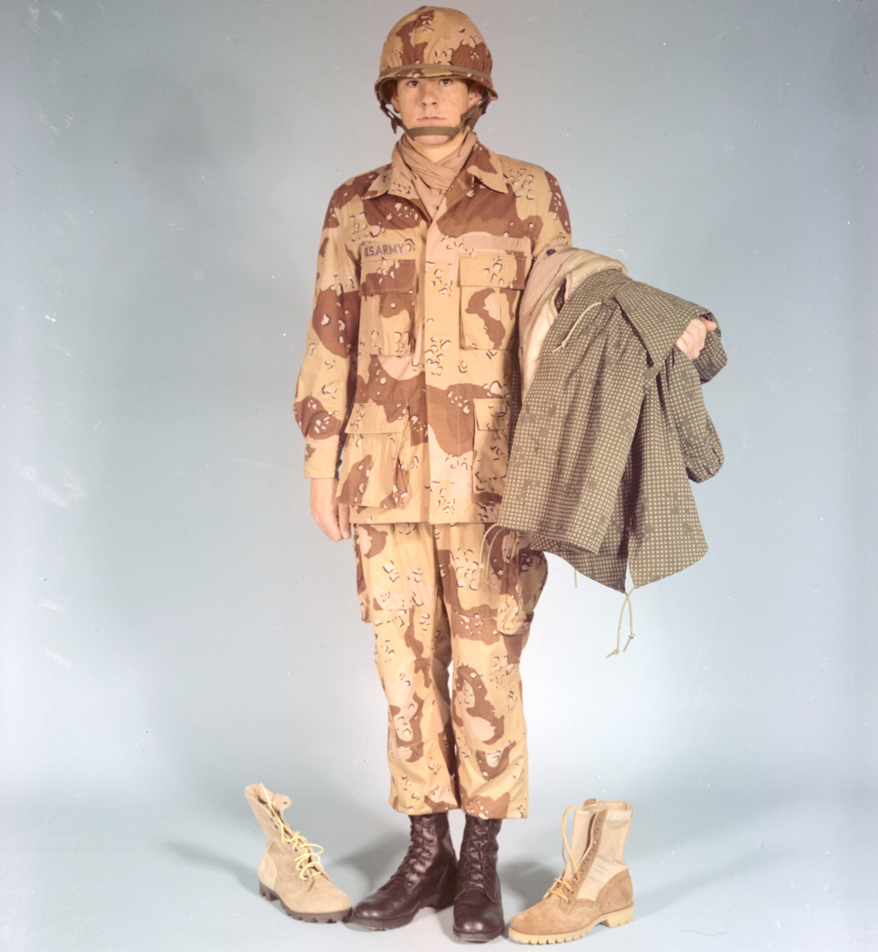  CHEFSKIN CAMO Camouflage Desert Storm DBDU Chef Jacket