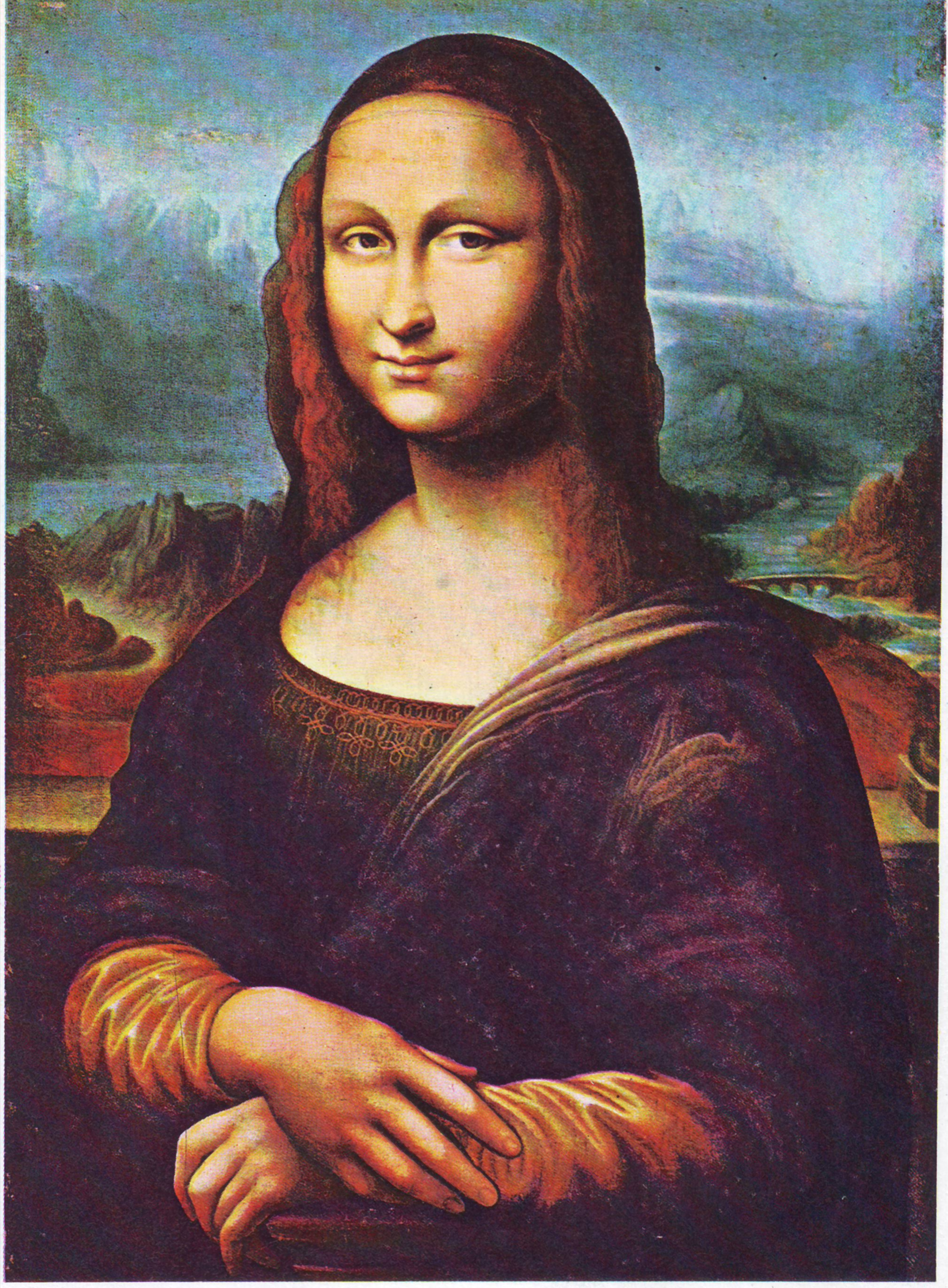 mona lisa with better features