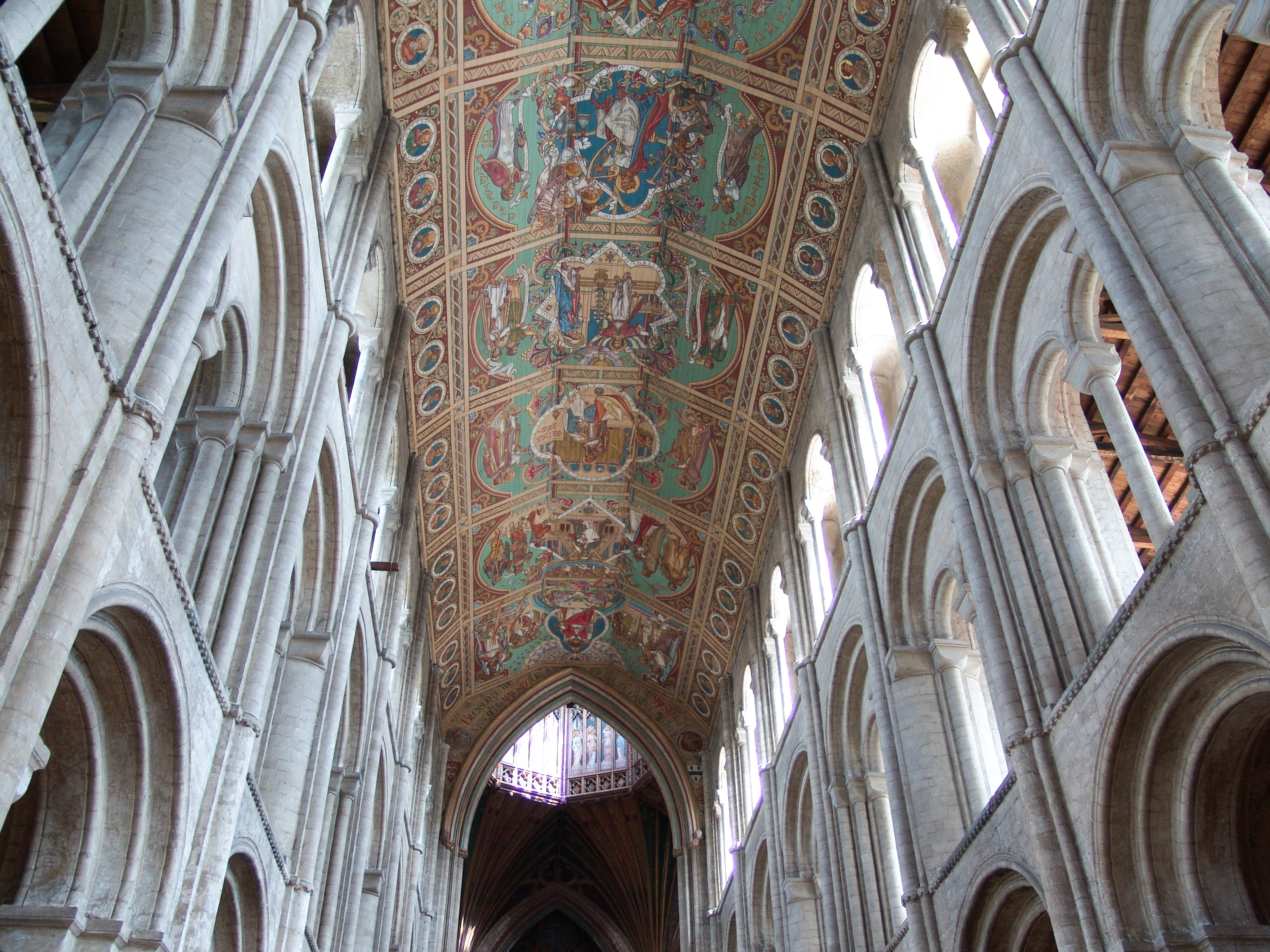 Datei Painted Wooden Ceiling Of Ely Cathedral