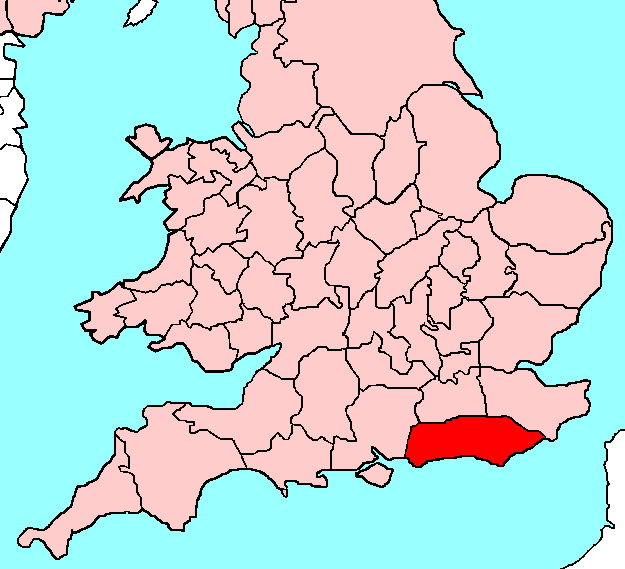 Ancient extent of Sussex.