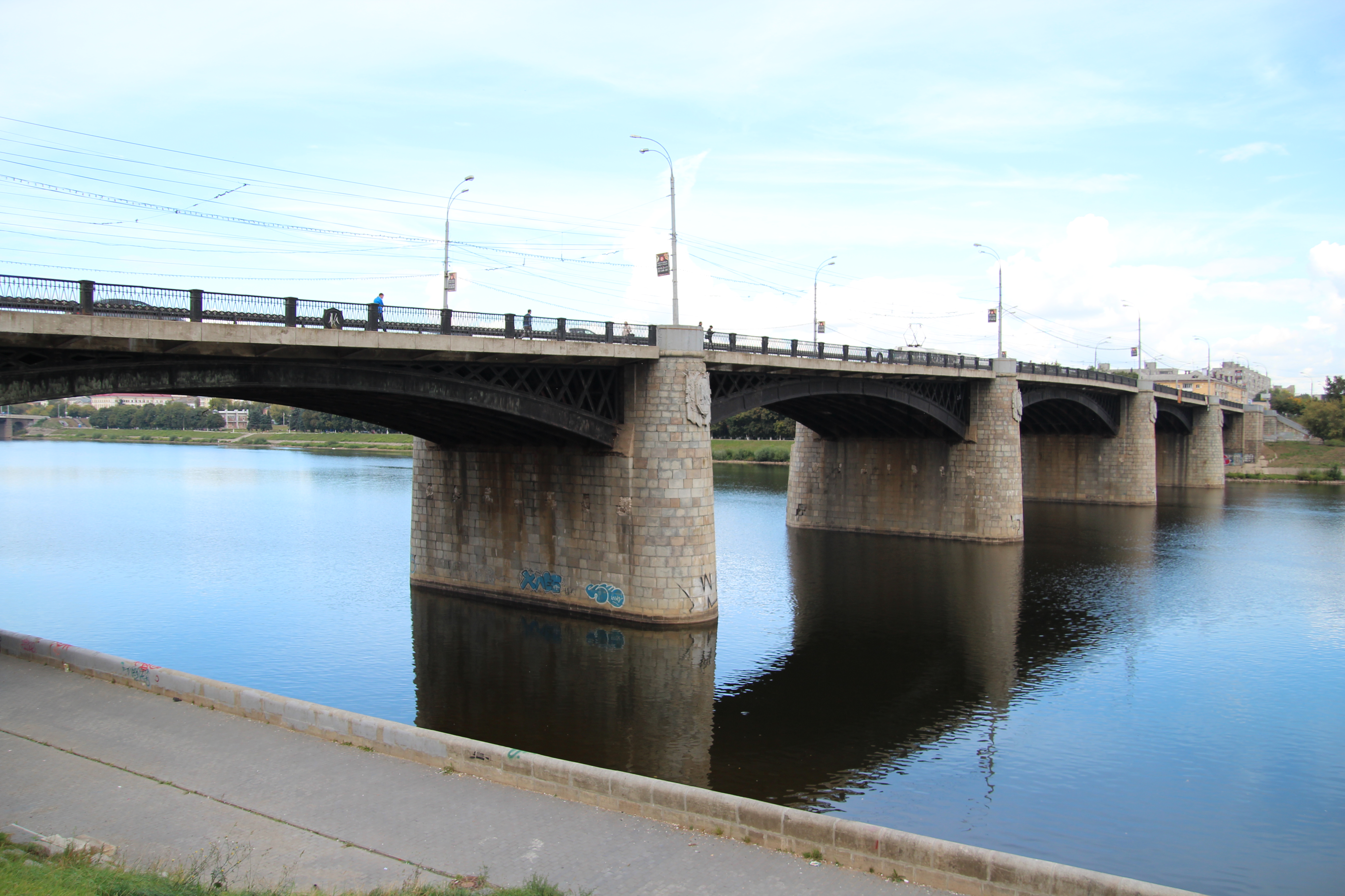 Нововолжский мост. Нововолжский мост Тверь. Мостов пять.