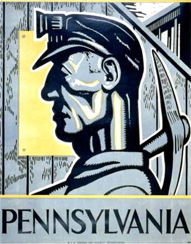 A 1935 WPA poster. The WPA employed millions of Americans during the Great Depression.