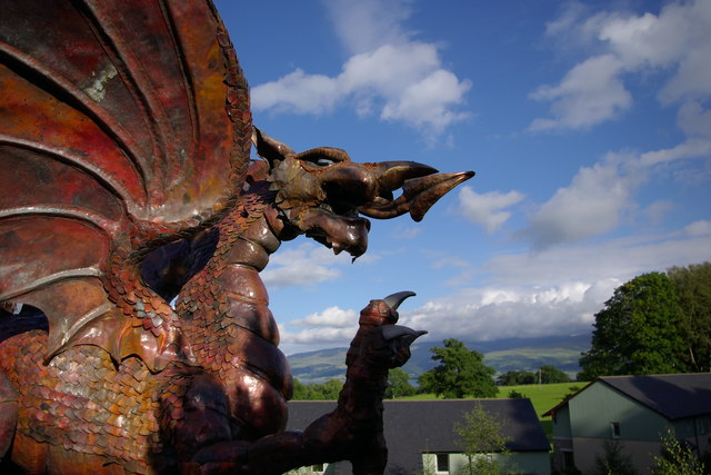 File:Dragon at Henllys - geograph.org.uk - 1158655.jpg