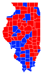 Illinois county results in 2016