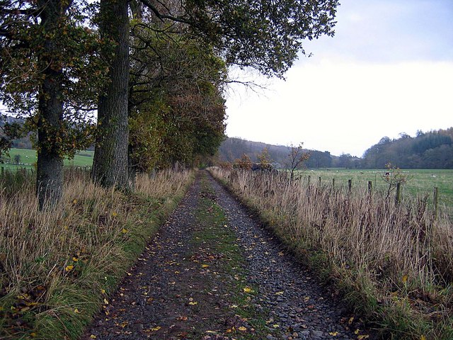 Farm road between Dacre and Dalemain - geograph.org.uk - 1578635