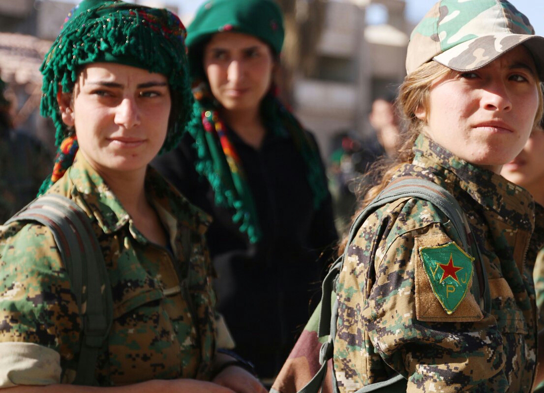 File Kurdish Ypj Soldiers Jpg Wikimedia Commons