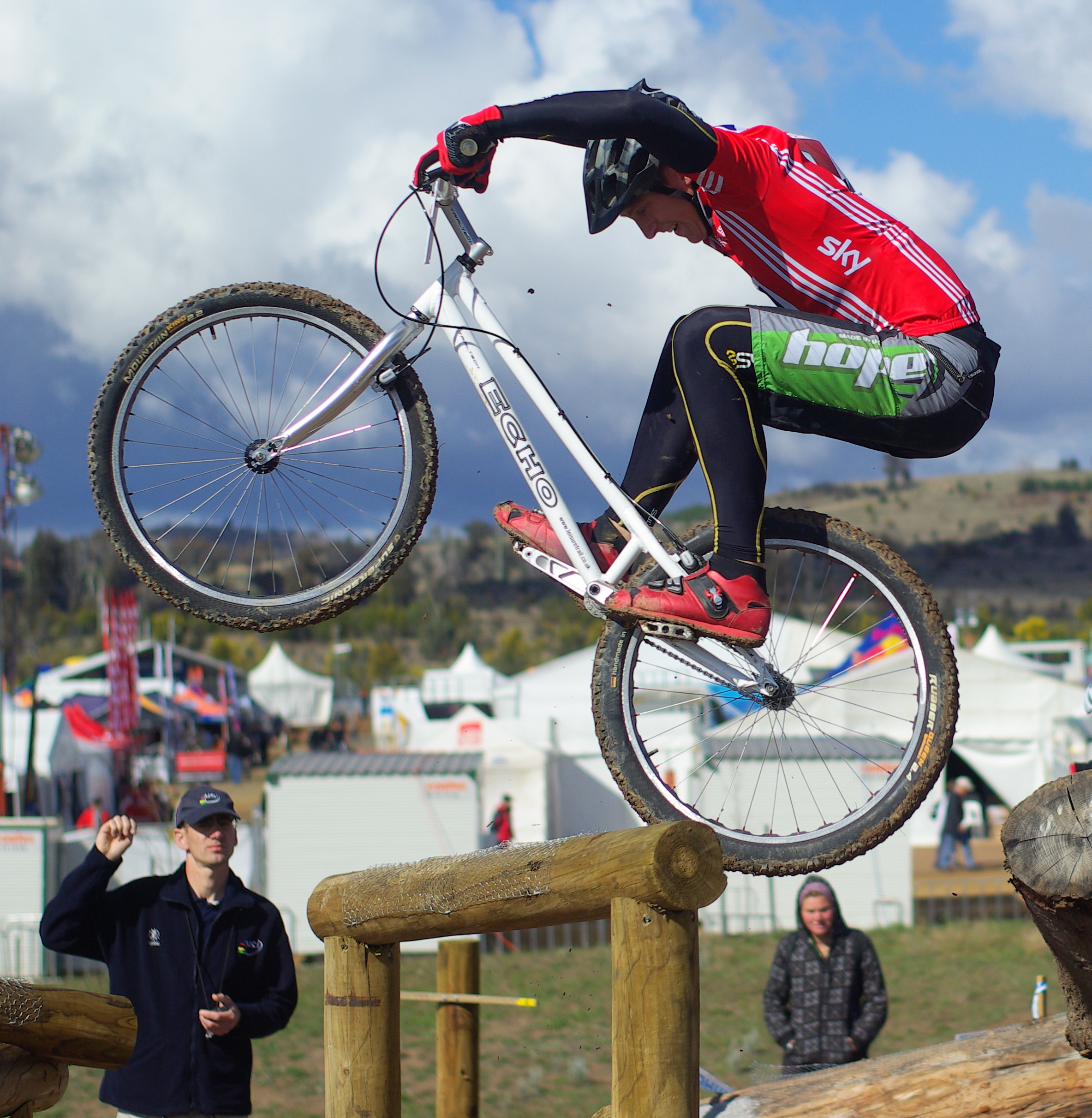 Mountain shop bike trials