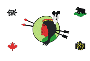 Flag of the First Nation Abénakis of Odanak