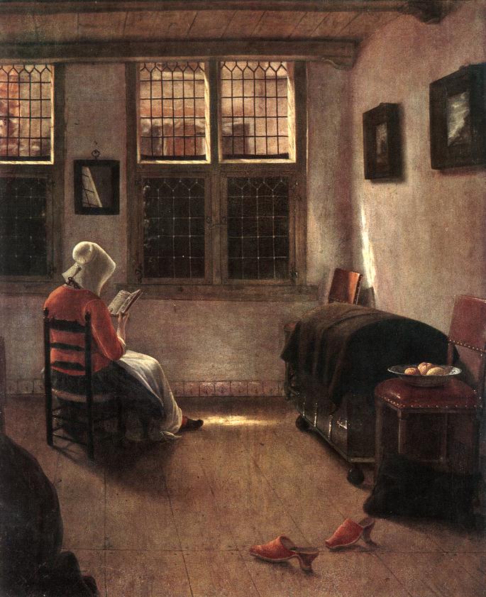 woman reading