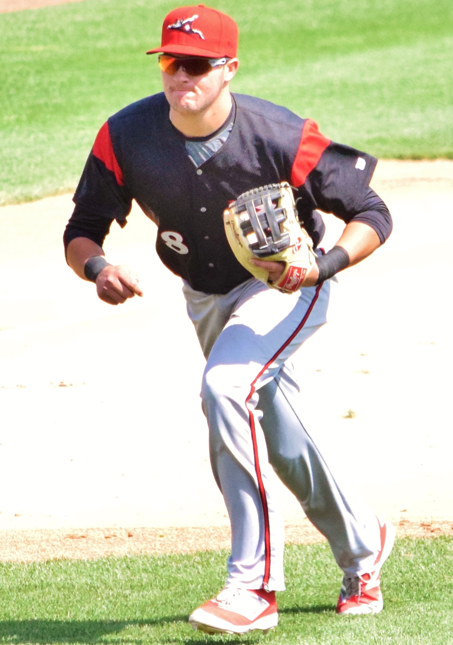 Jones with the [[Richmond Flying Squirrels]] in 2016