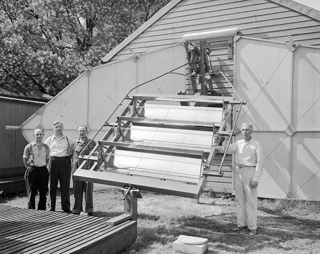 File:Secretary Charles G. Abbot with Solar Boiler.jpg