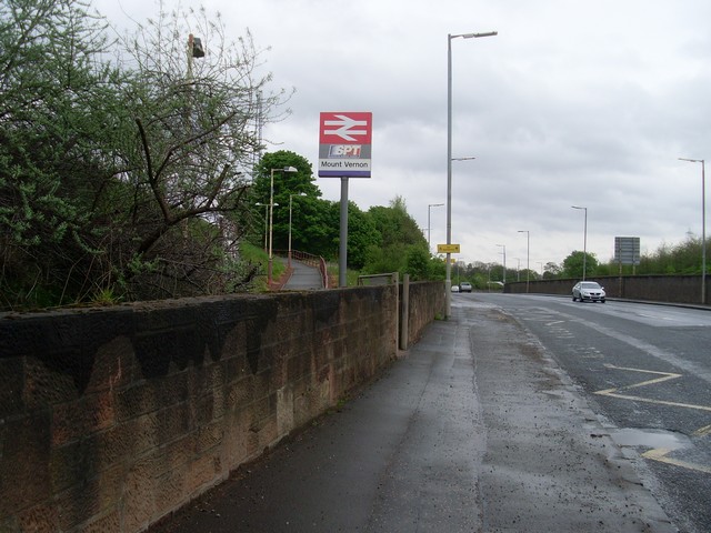 File:Sign near to Mount Vernon Station - geograph.org.uk - 1281527.jpg