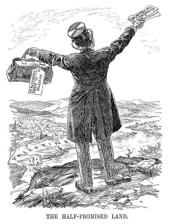 Rutenberg caricatured in Punch on 7 June 1922