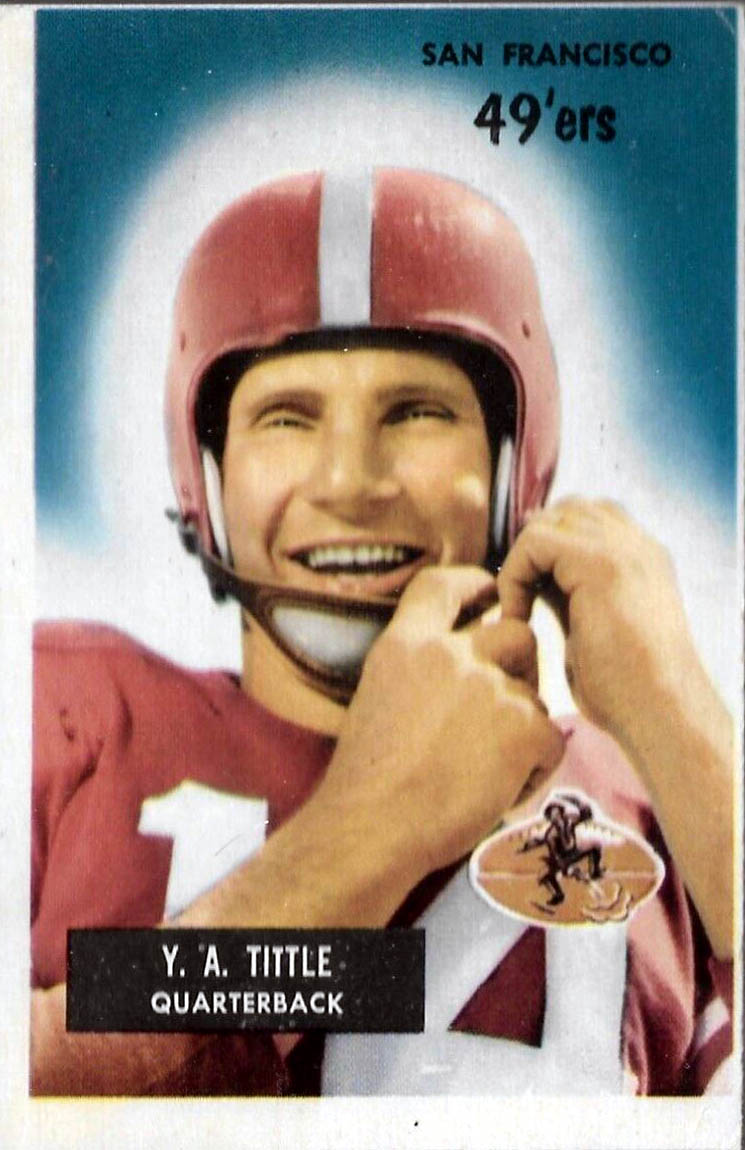 Y. A. Tittle was drafted 6th overall by the Detroit Lions in 1948 and 3rd overall by the San Francisco 49ers in 1951.