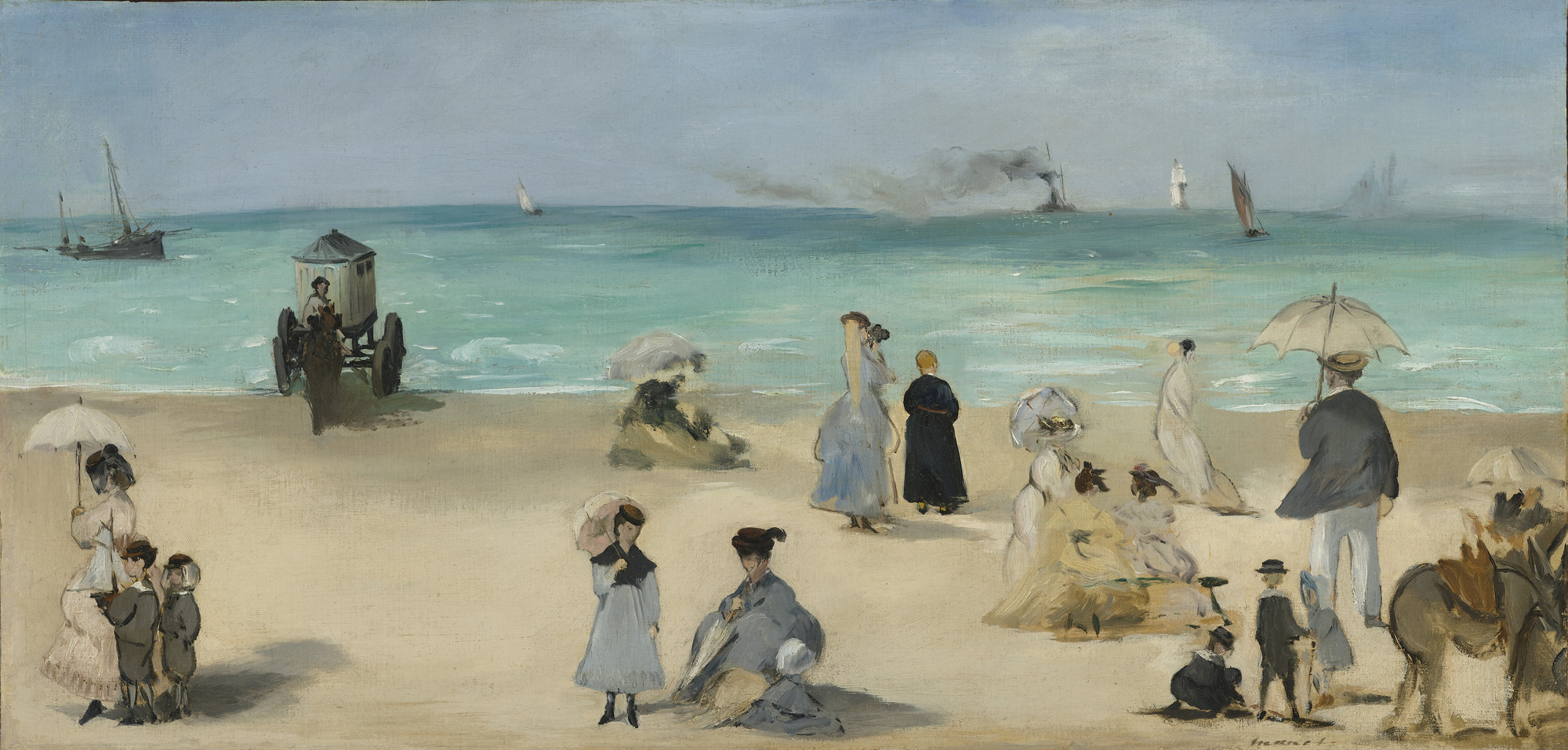 Édouard Manet, Sur la plage de Boulogne