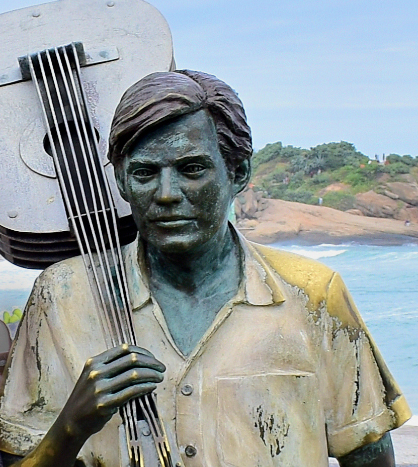 Estatua de Tom Jobim en [[Ipanema