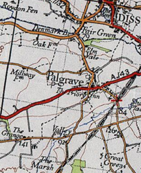 A 20th Century Boundary Map of Palgrave, Suffolk. 20th Century Boundary Map of Palgrave.PNG