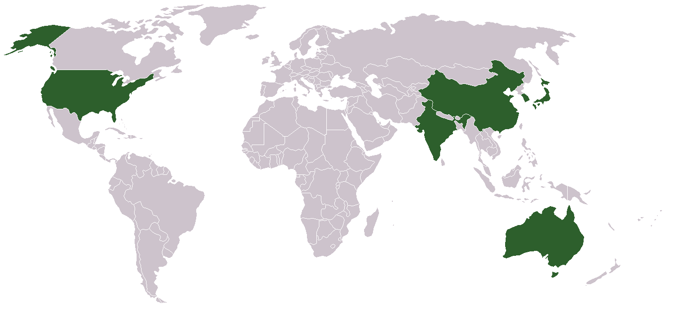 Карта мира де факто