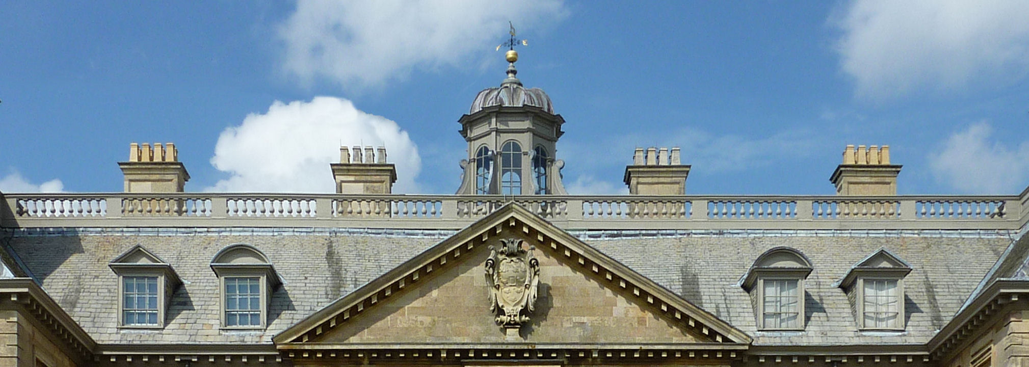 The rooftop belvedere and cupola