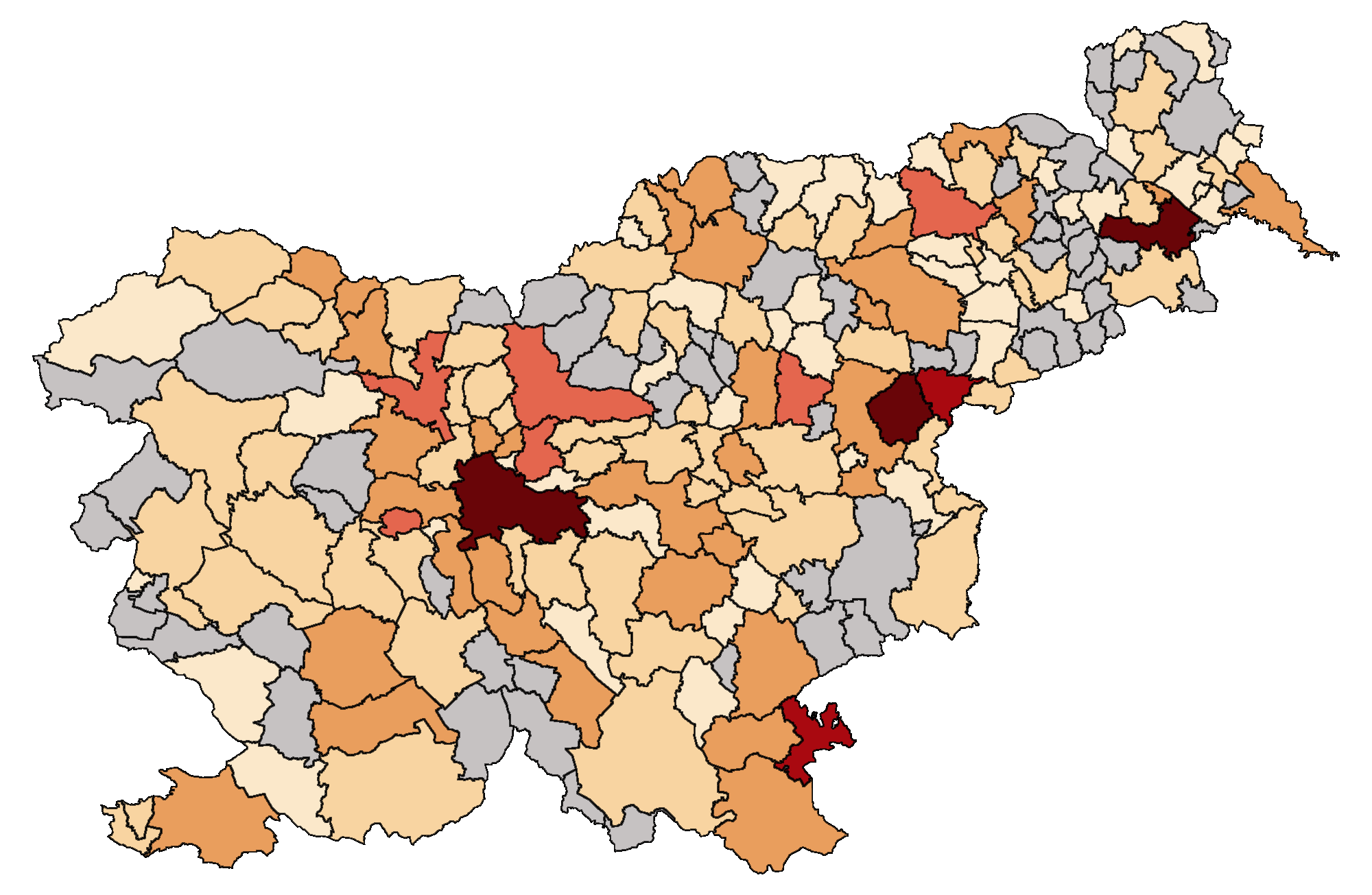 CAPAK: Mislim da se sve djelatnosti mogu organizirati tako da budu epidemiološki prihvatljive COVID-19_Outbreak_Cases_in_Slovenia_%28Municipalities%2C_April_13%29