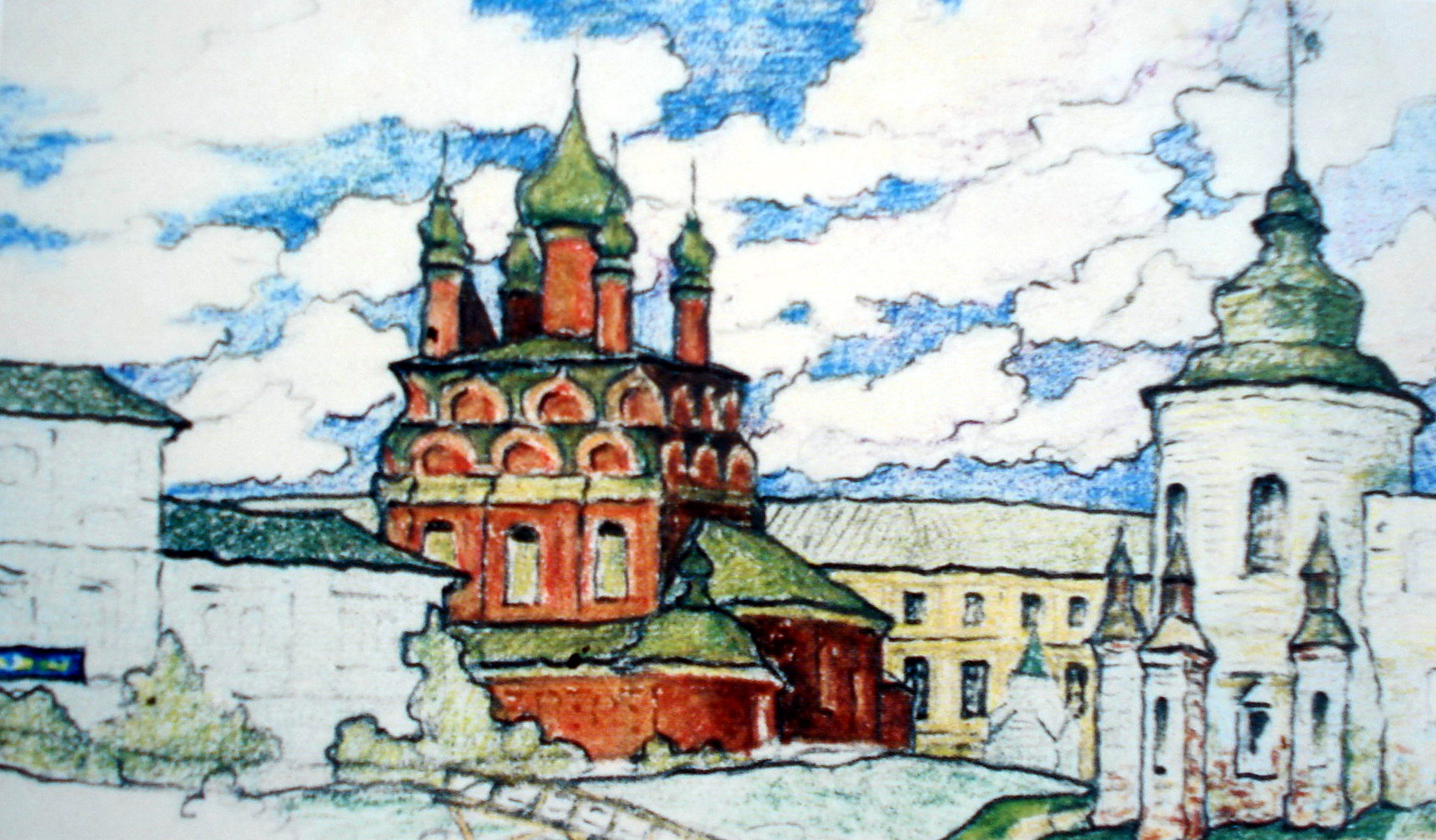 Нарисовать рисунок ярославль