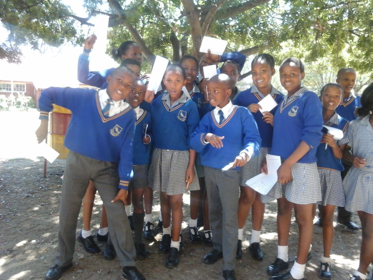Safer school. Hendrik Louw Primary School Strand South Africa.