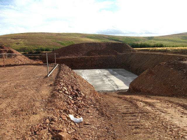 File:Foundations for a Wind Turbine - geograph.org.uk - 227436.jpg