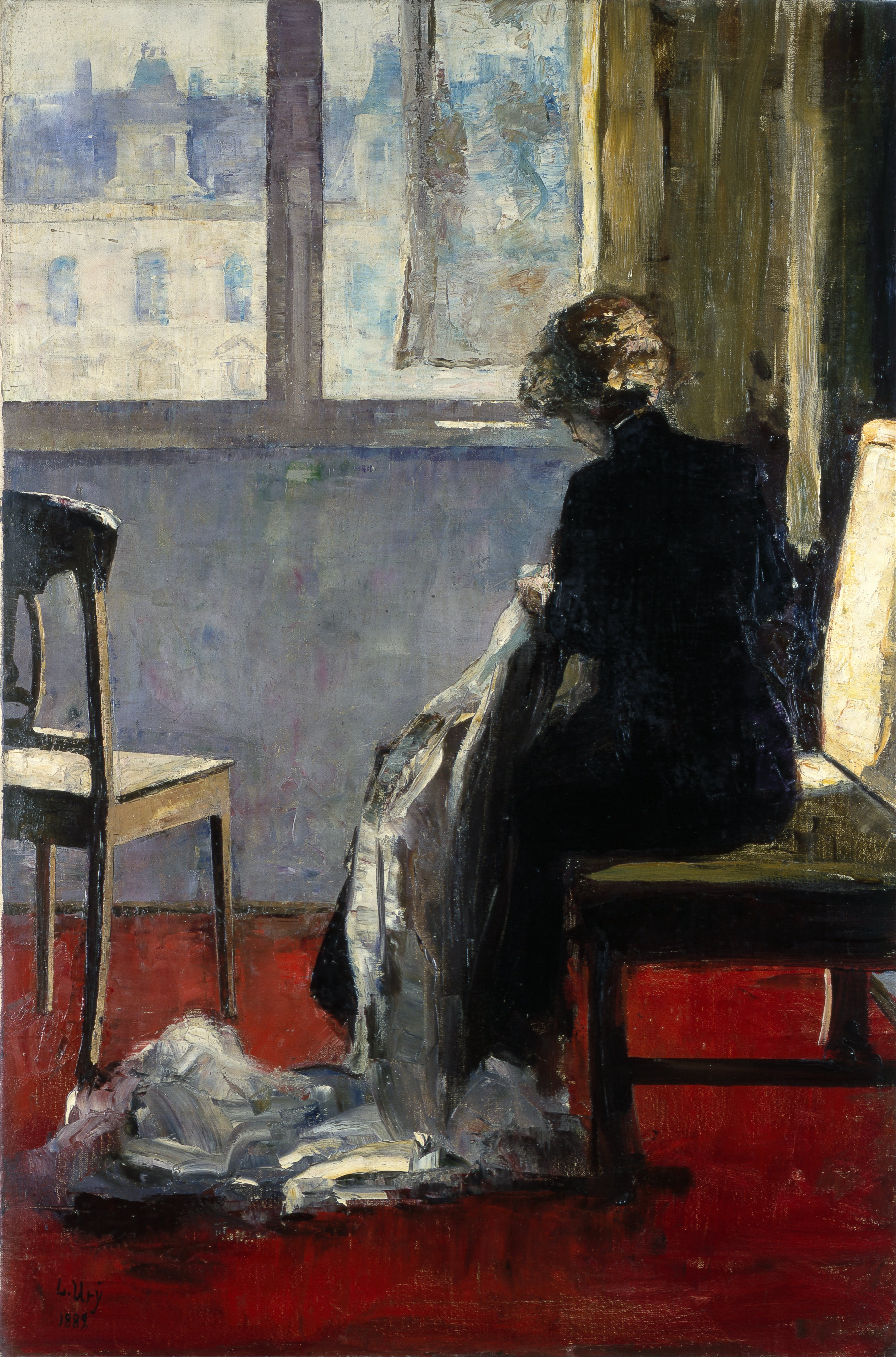 Lesser Ury The Red Carpet Google Art Project