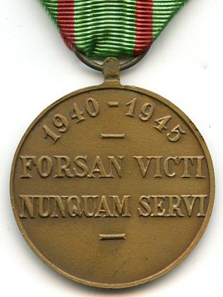 <span class="mw-page-title-main">Civilian Disobedience Medal</span> War service medal of the Kingdom of Belgium