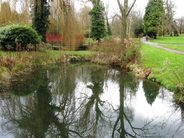 Pond in The Knoll, Hayes - geograph.org.uk - 3331098