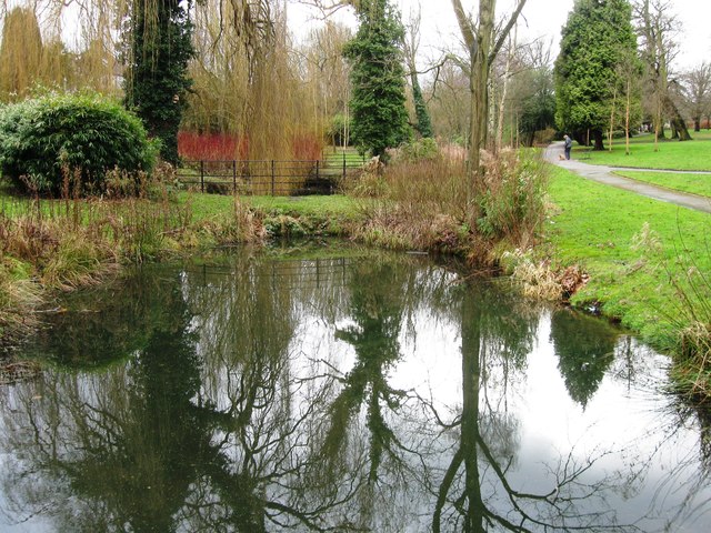 File:Pond in The Knoll, Hayes - geograph.org.uk - 3331098.jpg