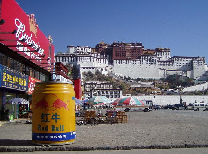 am Potala, Lhasa
