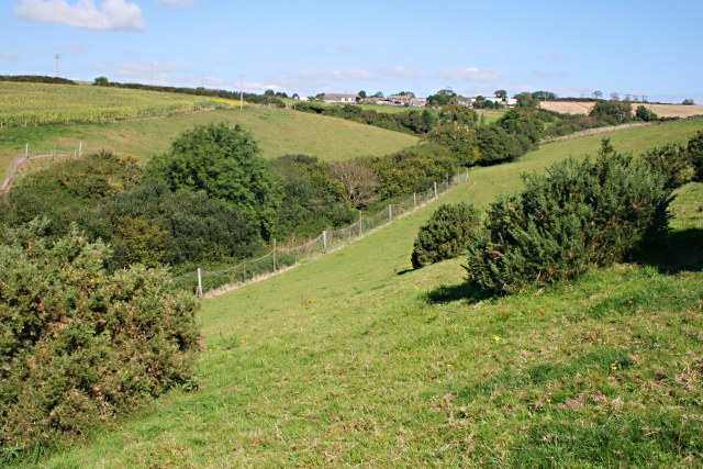 The Valley Below Penhale Farm - geograph.org.uk - 557615