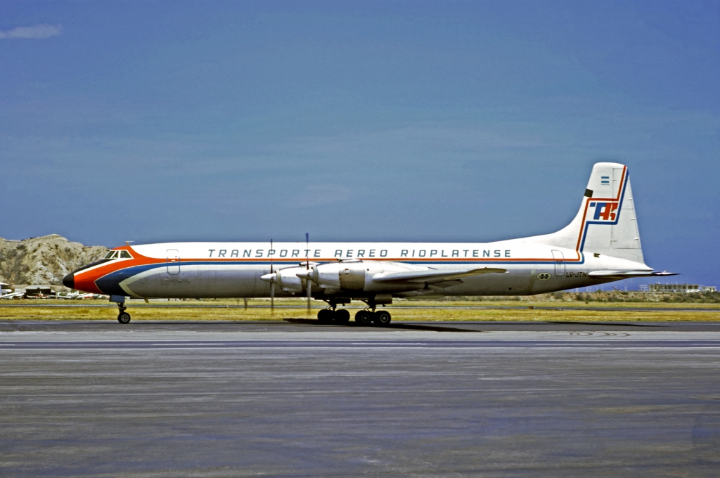 File:Transporte Aéreo Rioplatense Canadair CL-44D Swingtail Volpati-1.jpg -  Wikipedia