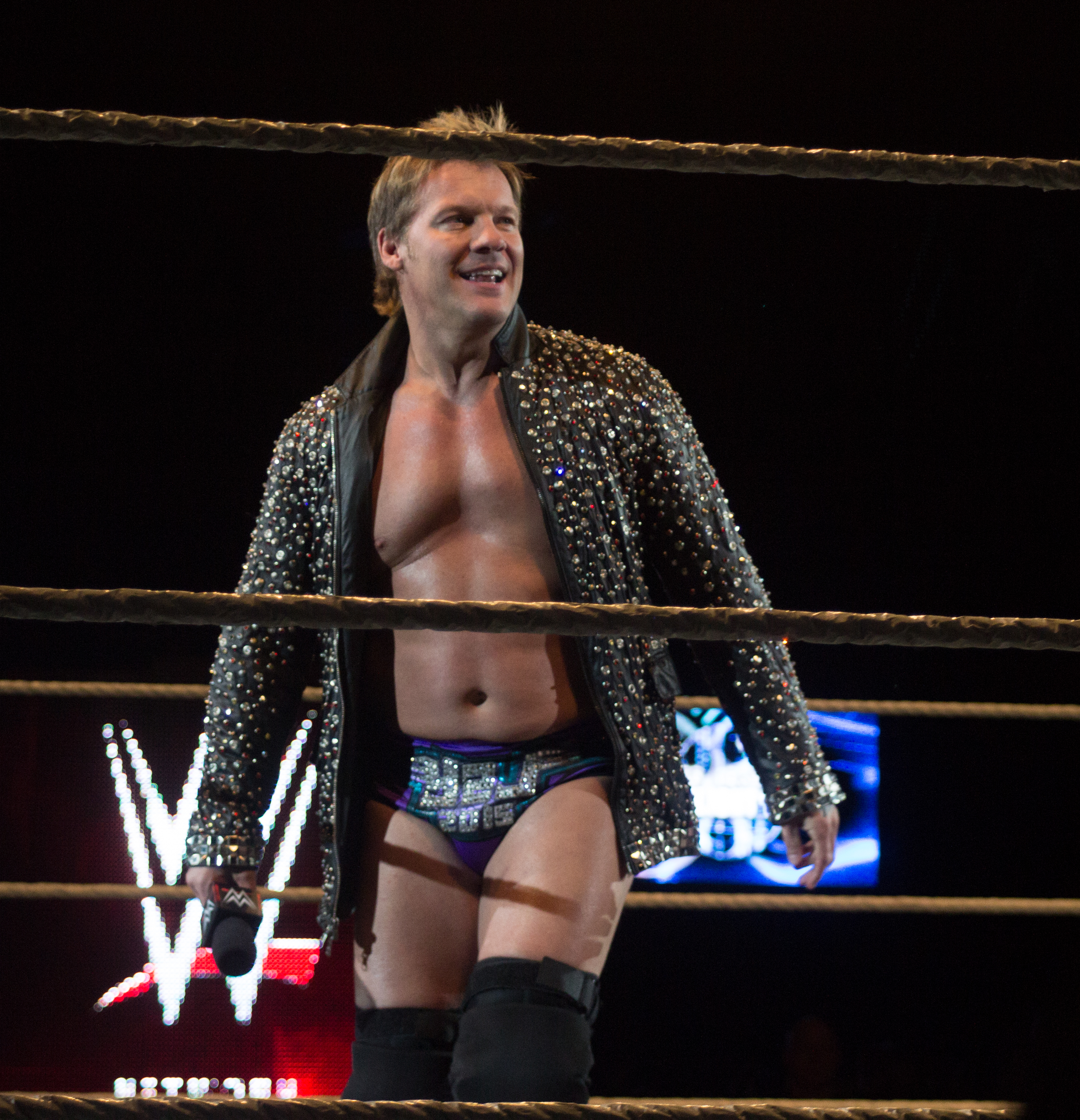 Jericho at WrestleMania XXVIII shortly before his match against CM Punk. 