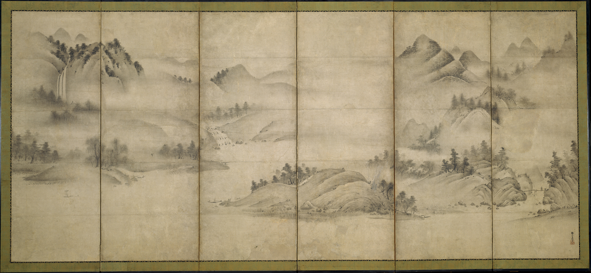 ファイル:四季山水画 （瀟湘八景）-Landscape of the Four Seasons