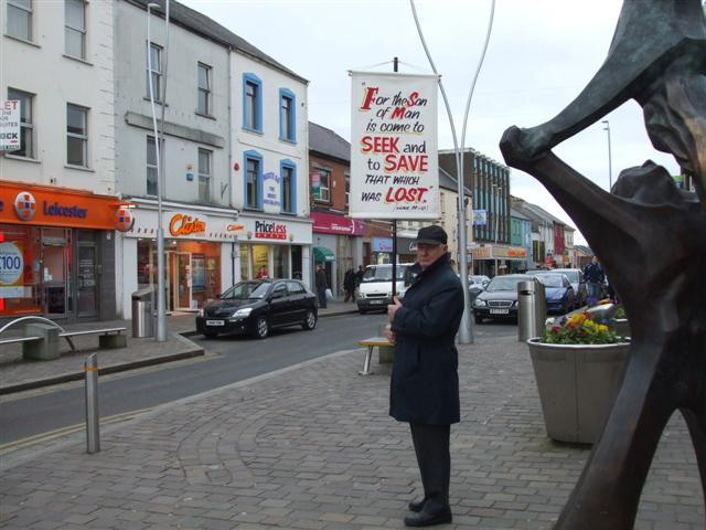 File:"Spreading the word", Omagh - geograph.org.uk - 1172197.jpg